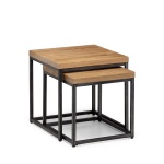 Orleans Oak Nesting Lamp Tables