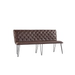 Coferx Brown Studded Back Bench