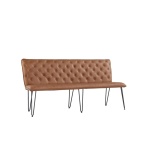 Qwen Tan Studded Back Bench