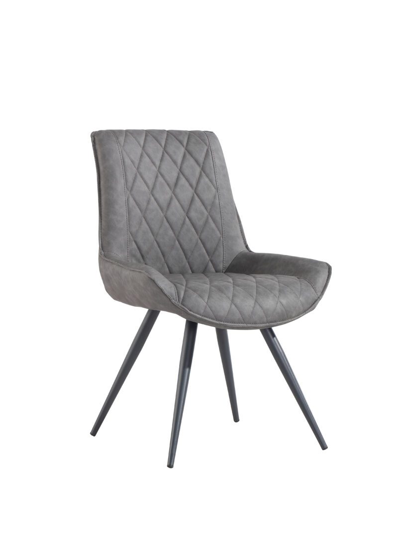 Dunous 2x Grey Dining Chair