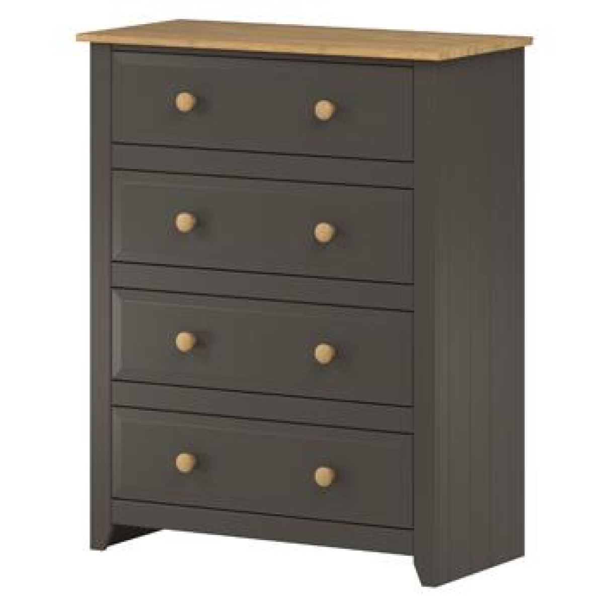 Capson Carbon Grey 4 Drawer Chest