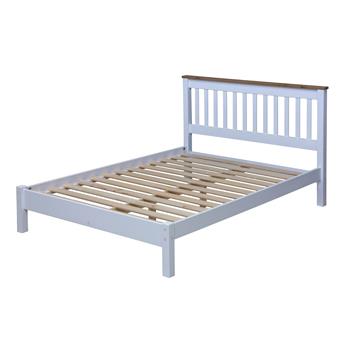 Capson  White 4'6" Slatted Lowend Bedstead