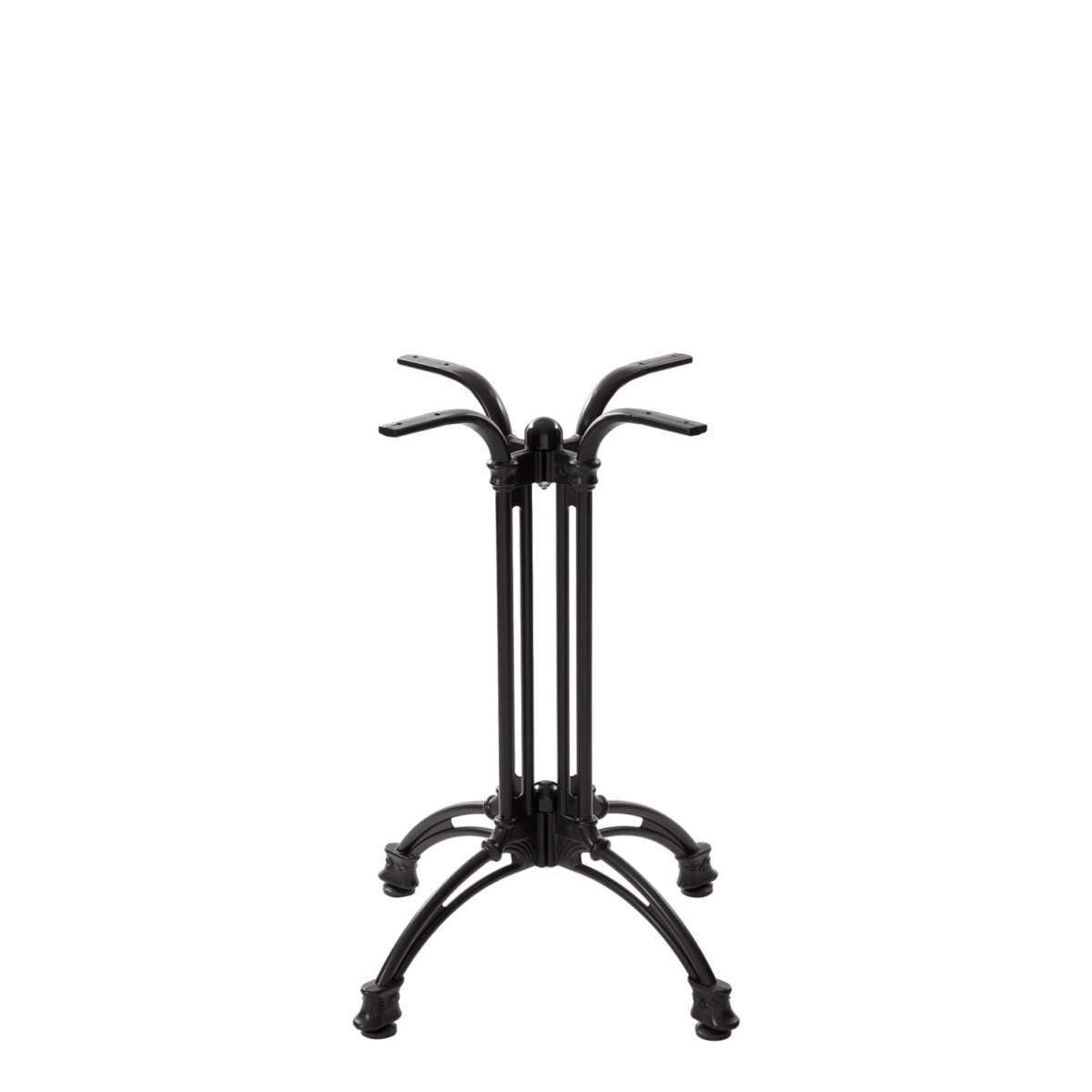 Black Continental Table Base - 4 Leg - 690 Mm