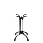 Black Continental Table Base - 4 Leg - 690 Mm