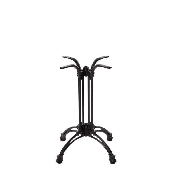 Black Continental Table Base - 4 Leg - 690 Mm