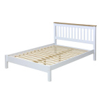 Steak 4'6" slatted lowend bedstead