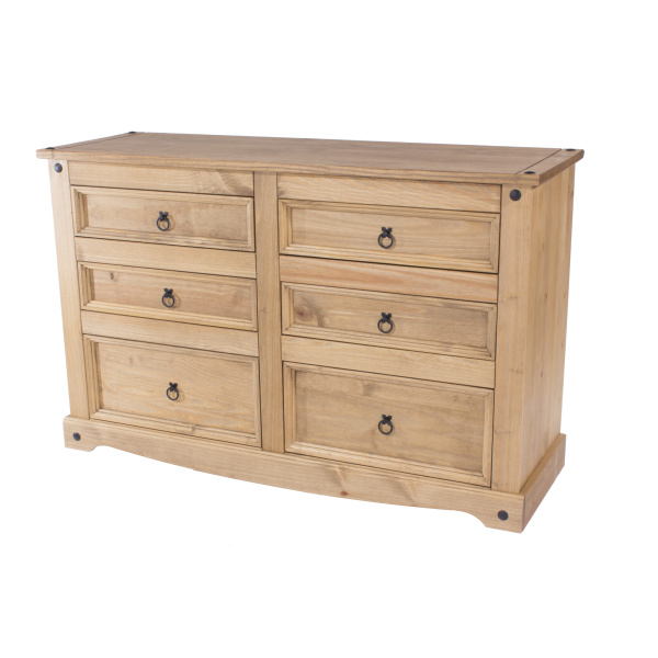 Cortan 3+3 drawer wide chest