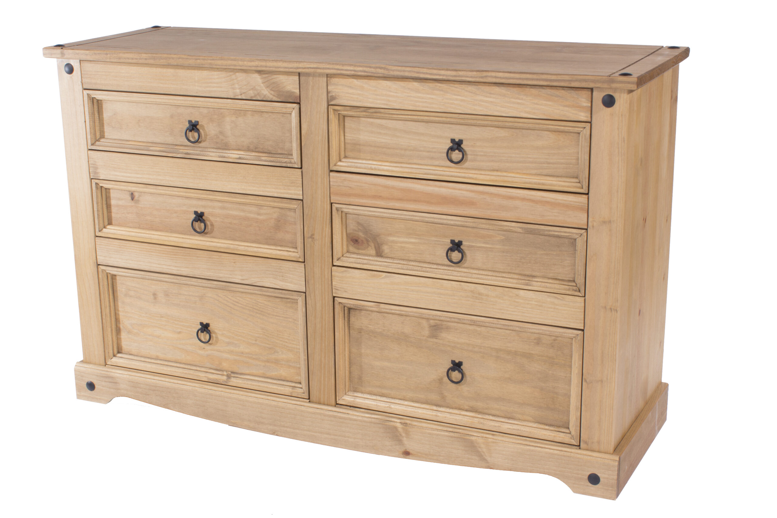 Cortan 3+3 drawer wide chest