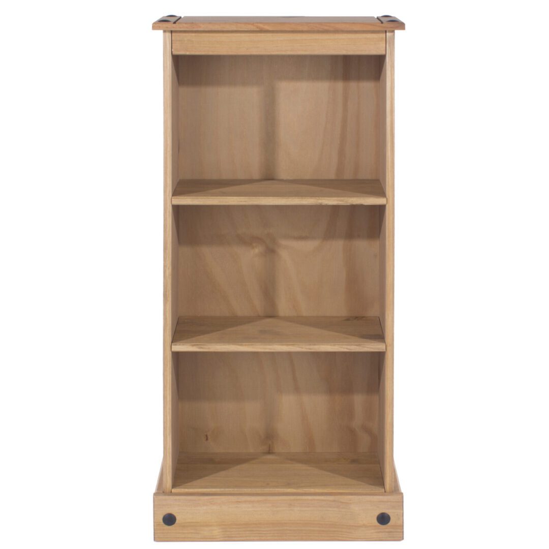 Kene Narrow Pine Wax Bookcase