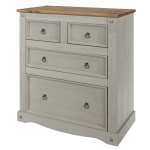 Coson Grey 2+2 Drawer Chest