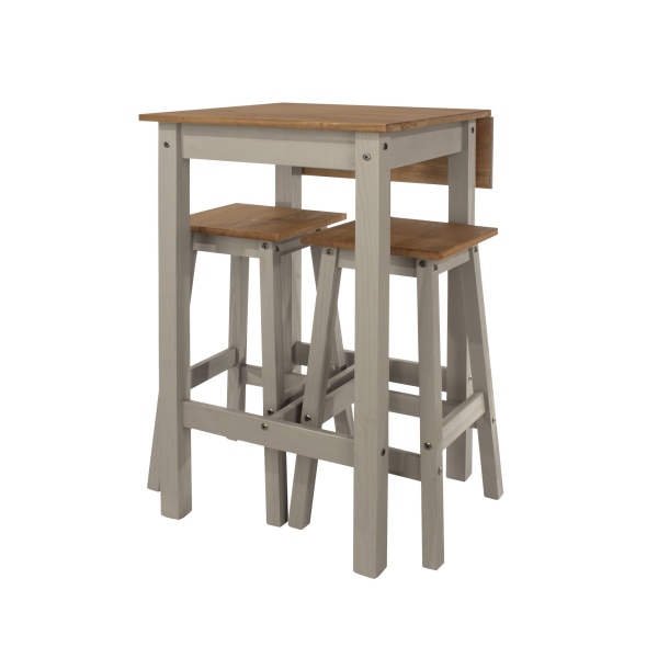 Dinea Breakfast Table & 4 High Stool Set