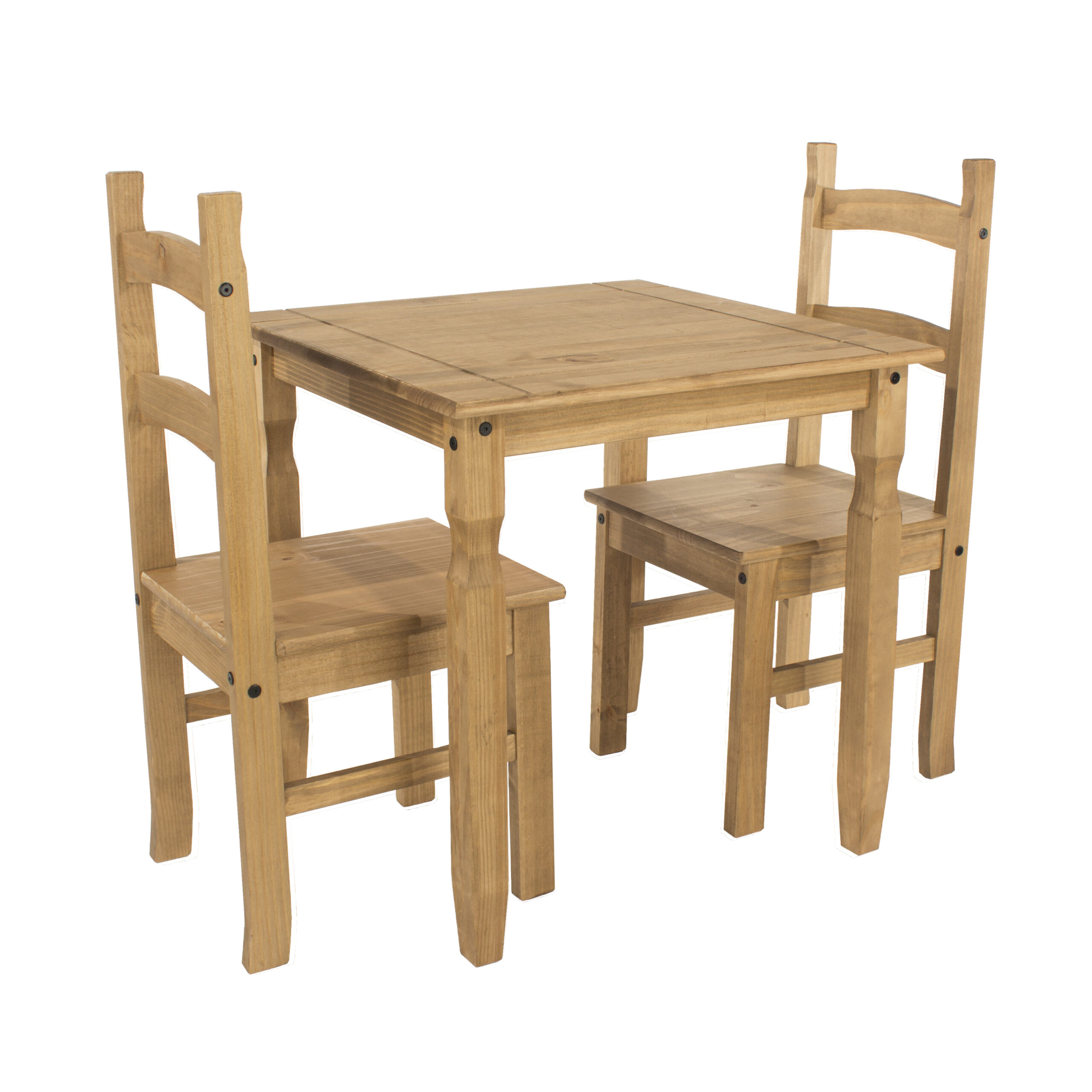 Cortan square dining table & 2 chair SET