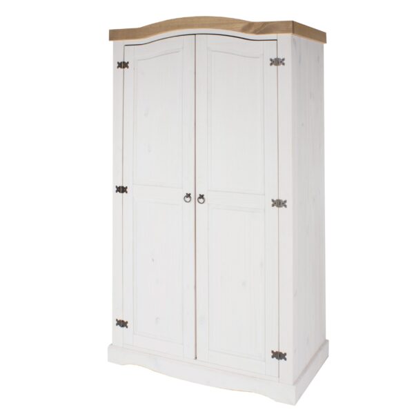 Corite 2 Door Pine Wardrobe