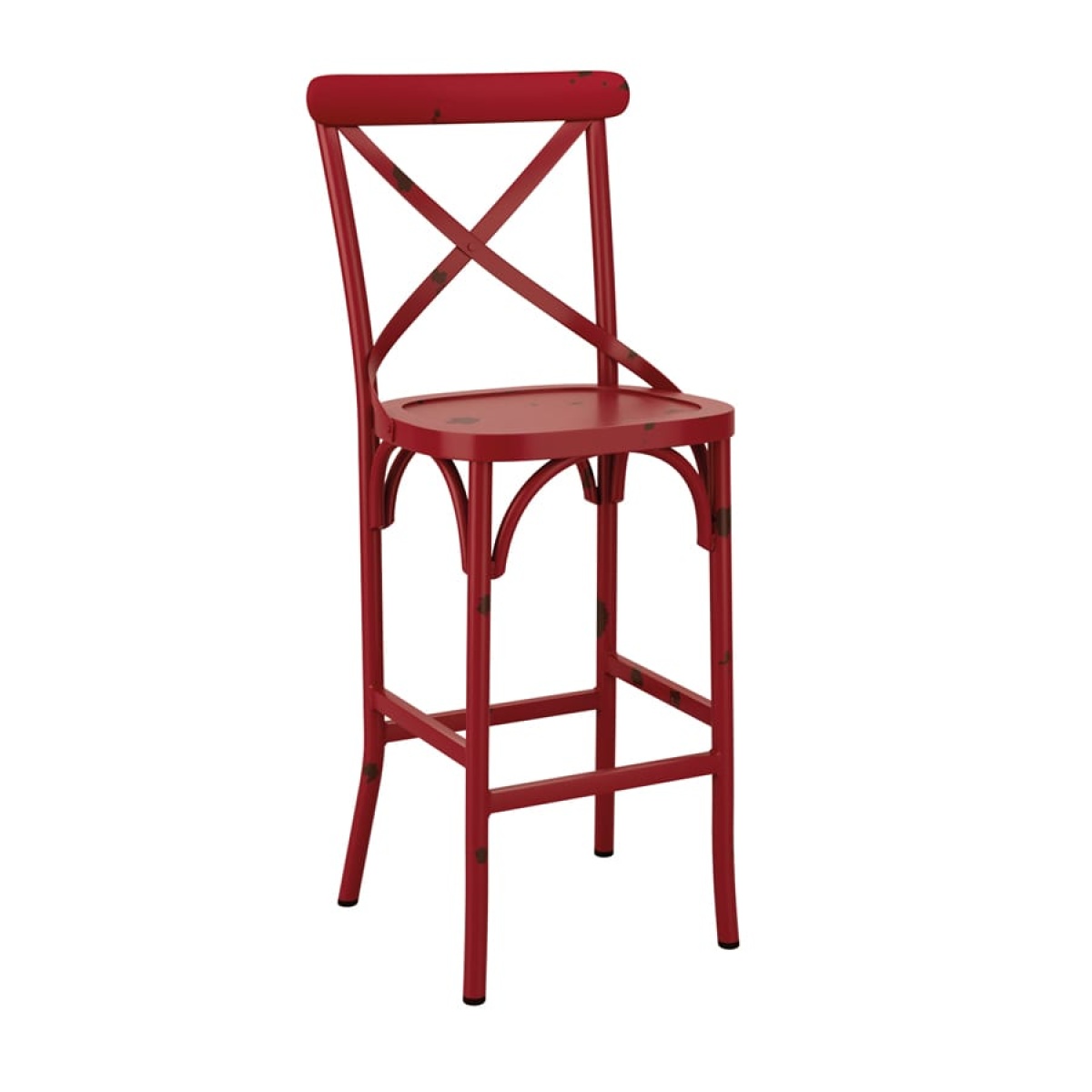 Cafron Bar Stool - Red