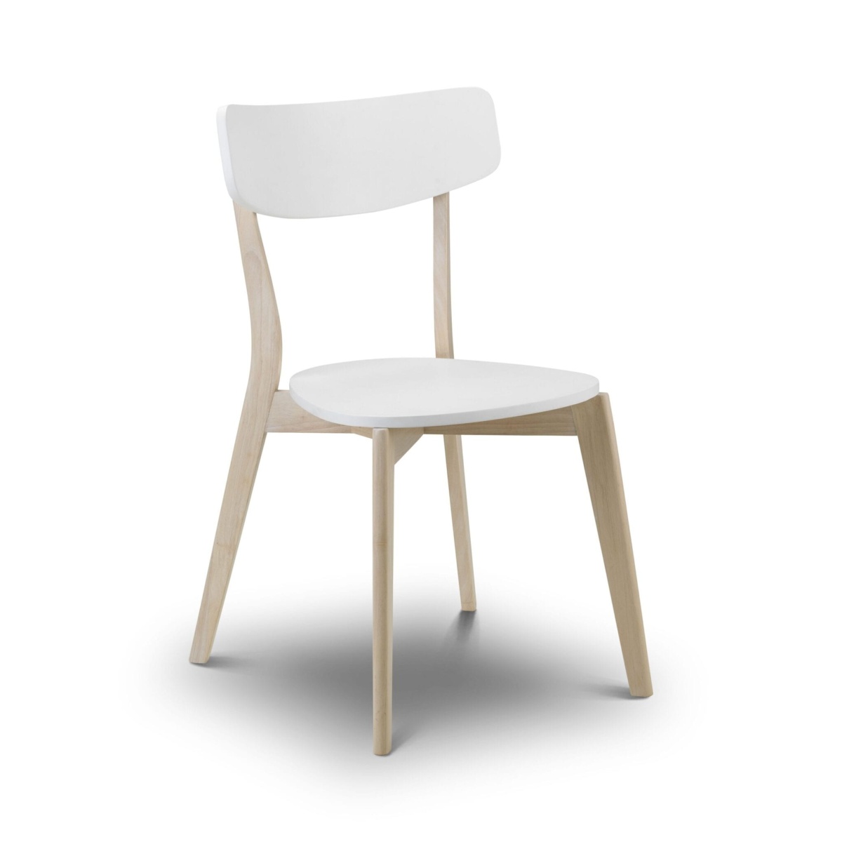 Plaza Chair White/Limed Oak