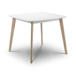 Plaza Square Table White/Limed Oak