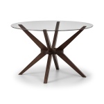 Austin Round Glass 120Cm Table