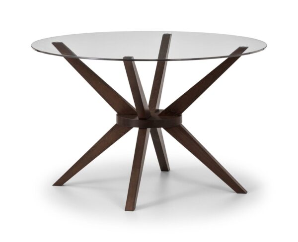 Austin Round Glass 120Cm Table