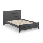 The Cleo 150Cm Bed Storm Grey Lacquer