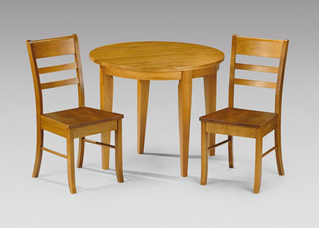 Corsa Half Moon Wooden Set - Chairs - Table + 2 Chairs