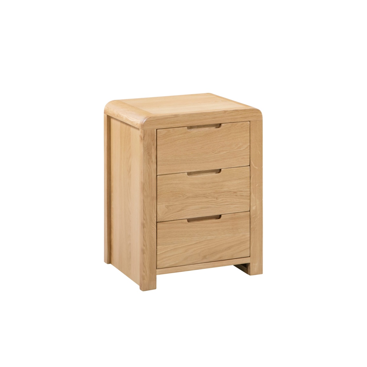 Parabola 3 Drawer Bedside