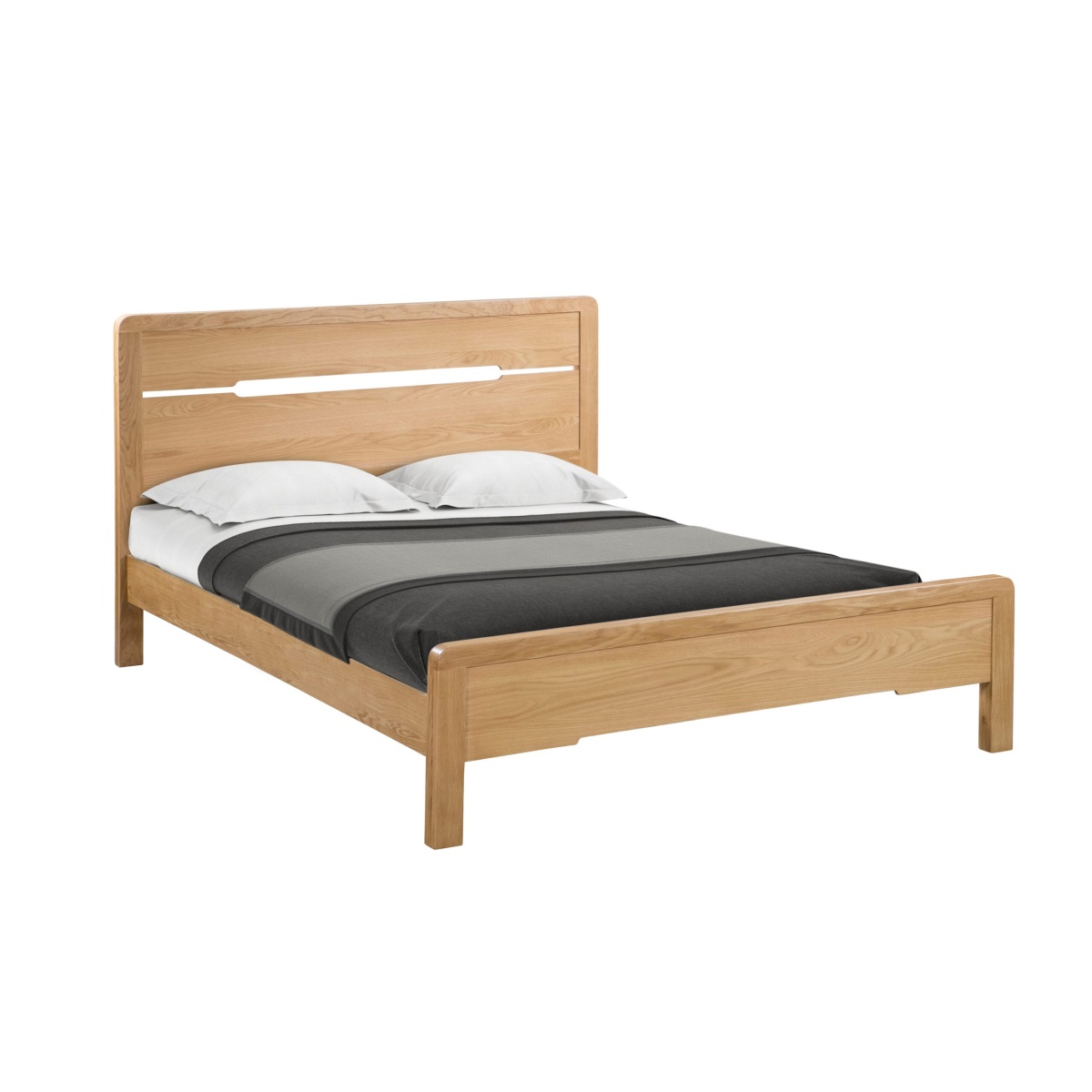 Parabola Bed Solid White Oak