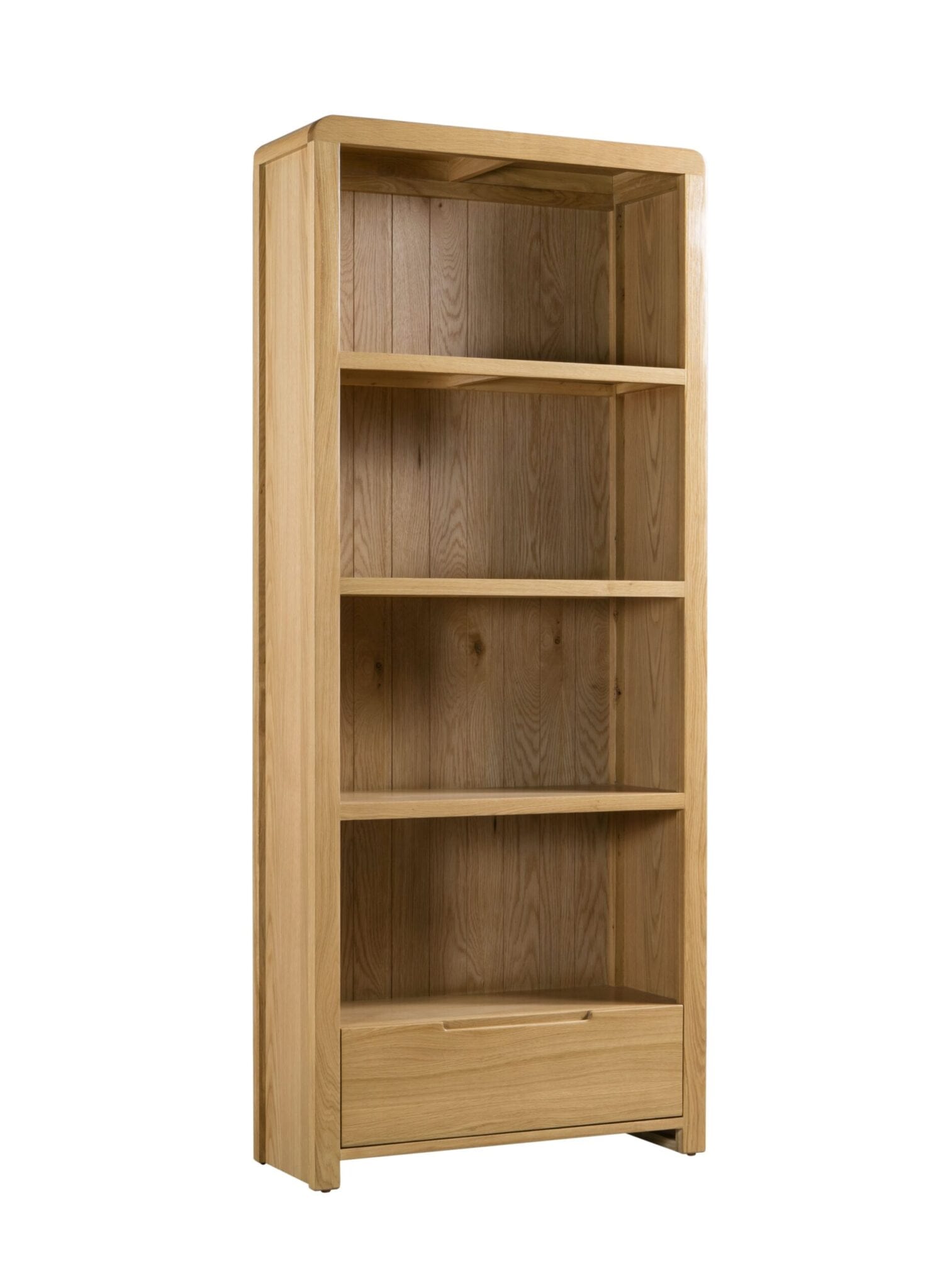 Parabola Oak Tall Bookcase