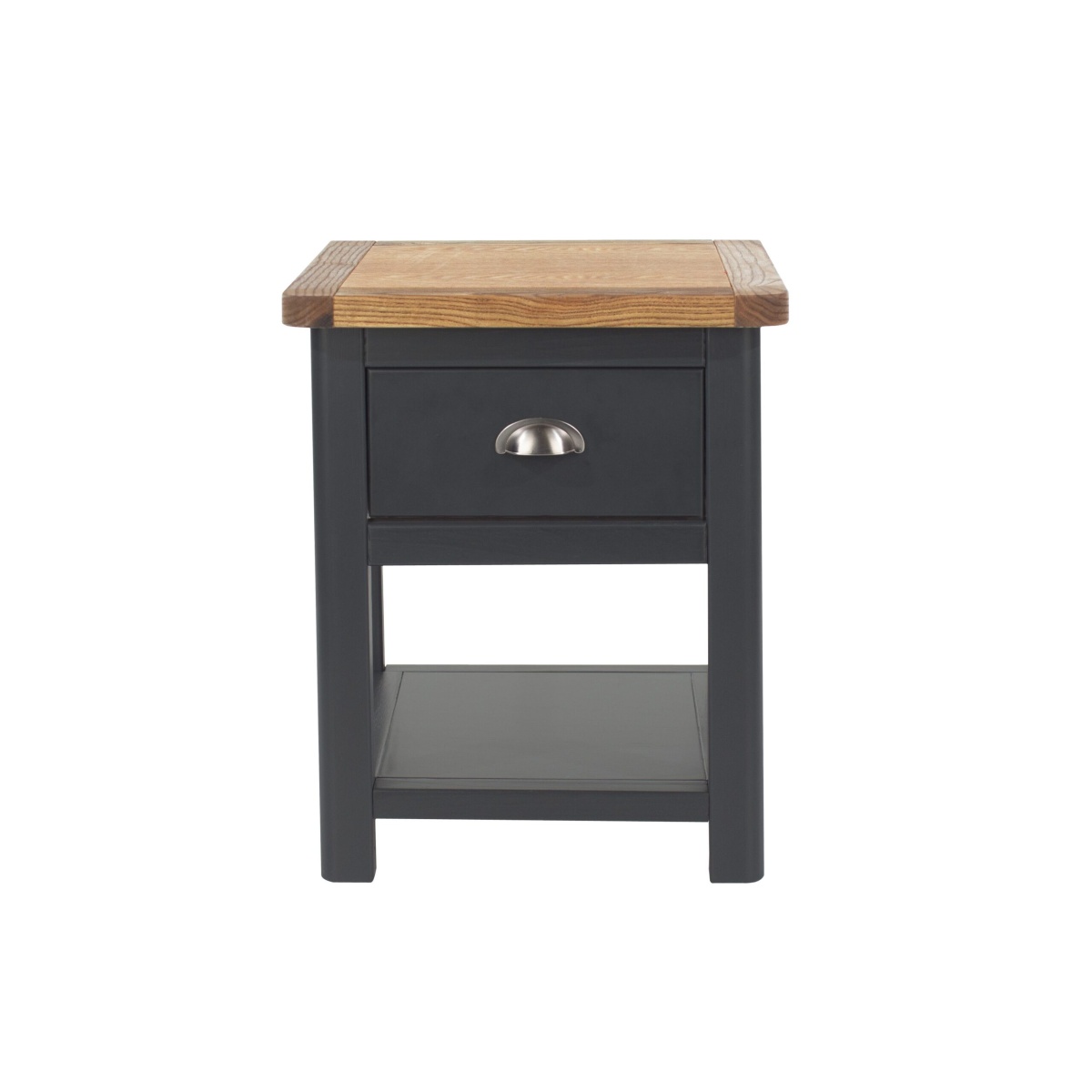 Denter 1 Drawer Bedside Hardwood Cabinet