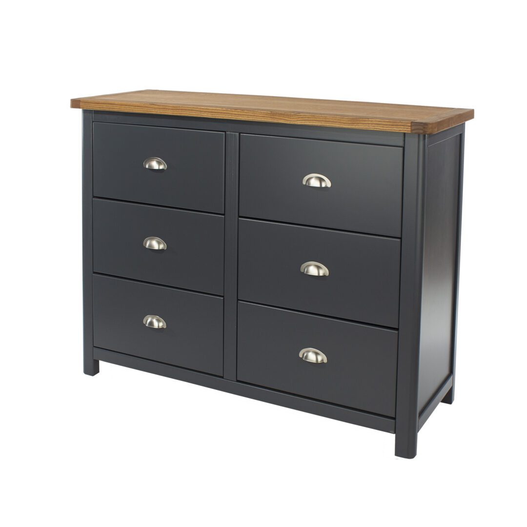 Kilo 3+3 Double Drawer Wide Chest