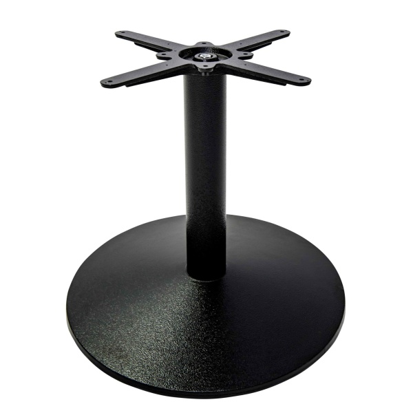 Black Cast Iron Dome Table Base - Large - Coffee Height - 450 Mm