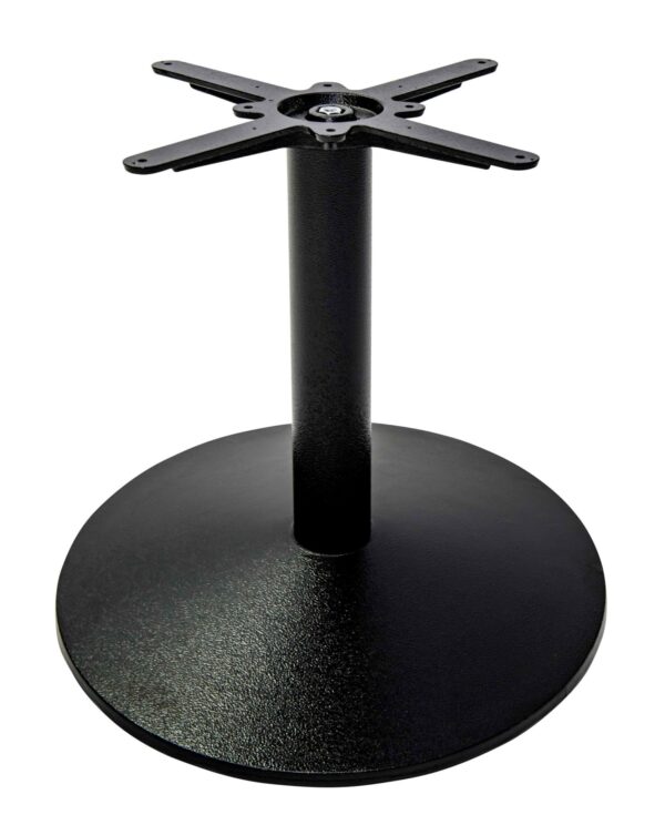 Black Cast Iron Dome Table Base - Large - Coffee Height - 450 Mm