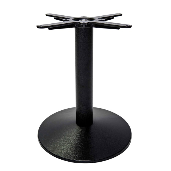 Black Cast Iron Dome Table Base - Medium - Coffee Height - 450 Mm