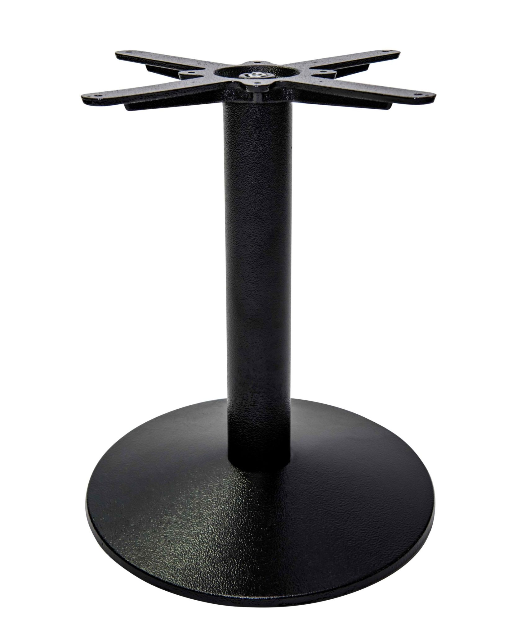 Black Cast Iron Dome Table Base - Medium - Coffee Height - 450 Mm