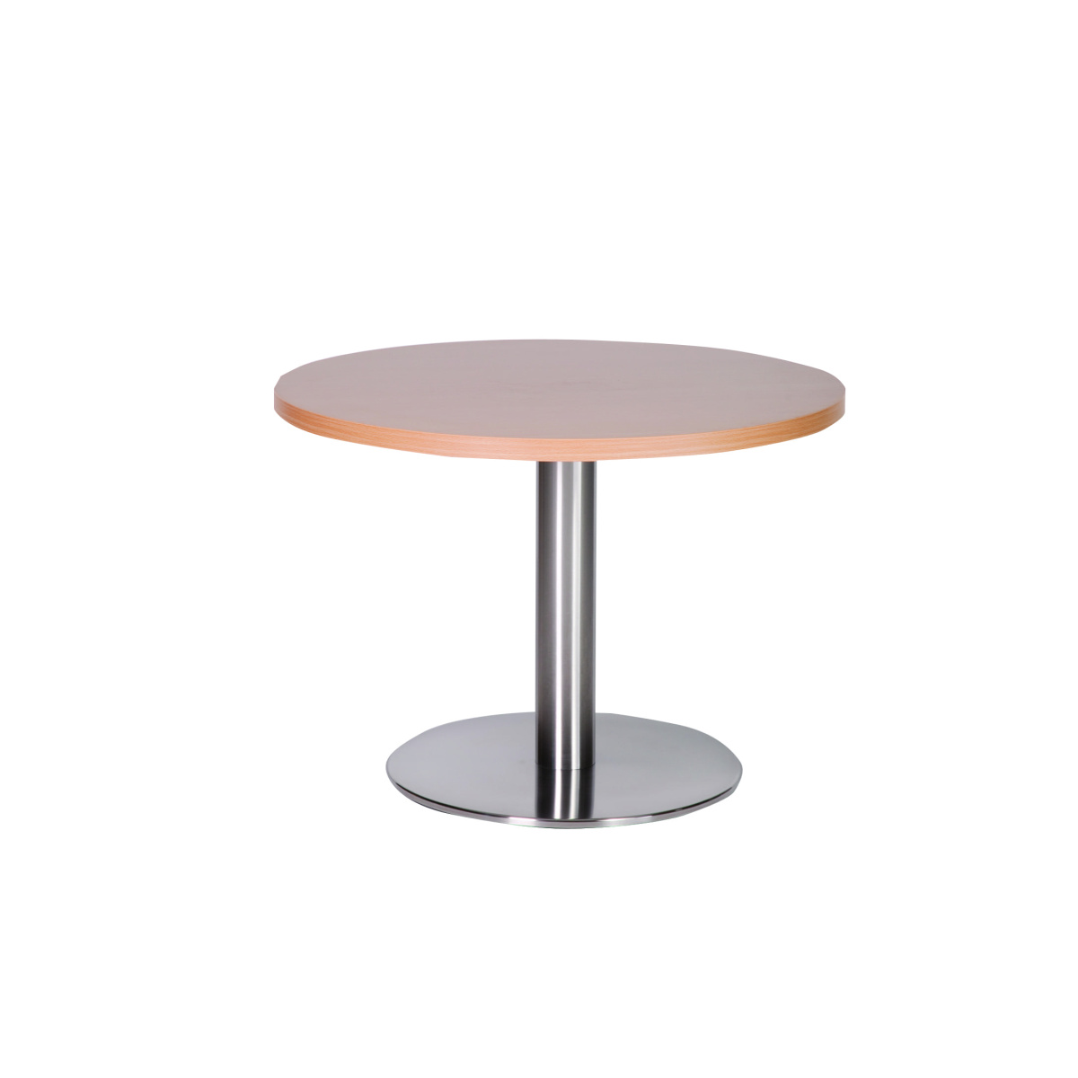 Daniella Round Brushed Table Base Round Laminate Top