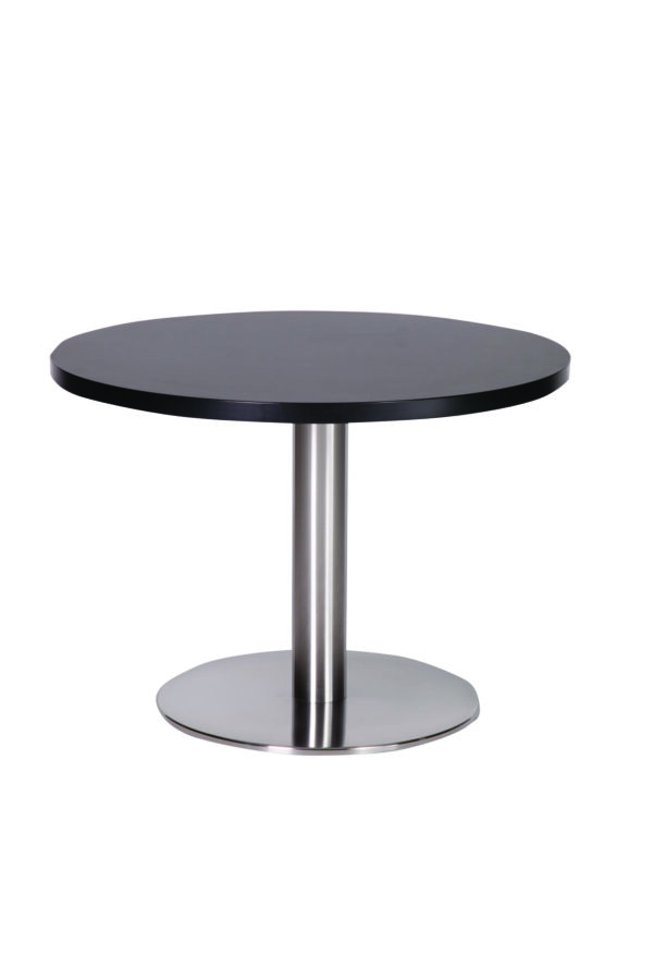 Daniella Round Brushed Table Base Round Laminate Top