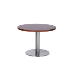 Daniella Round Brushed Table Base Round Laminate Top