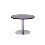 Daniella Round Brushed Table Base Round Laminate Top