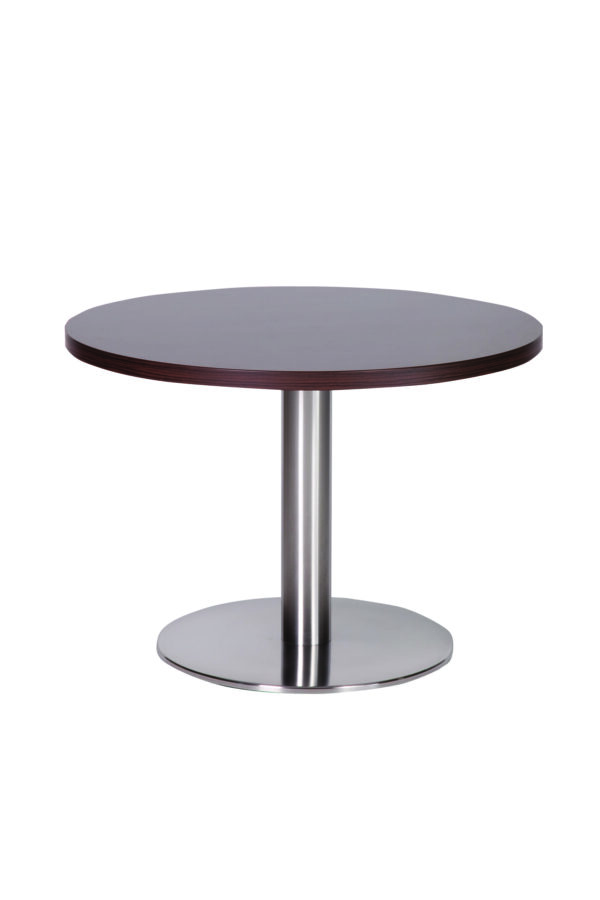 Daniella Round Brushed Table Base Round Laminate Top