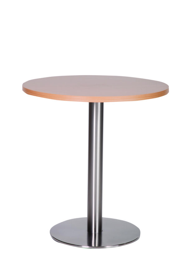 Daniella Round Brushed Table Base Round Laminate Top