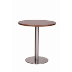 Daniella Round Brushed Table Base Round Laminate Top