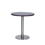 Daniella Round Brushed Table Base Round Laminate Top