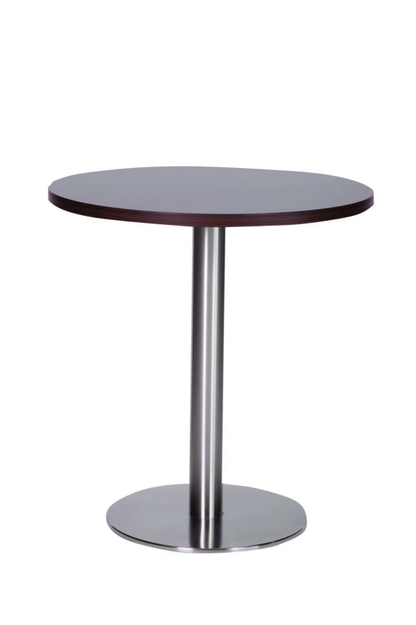 Daniella Round Brushed Table Base Round Laminate Top