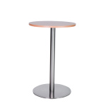 Daniella Round Brushed Table Base Round Laminate Top