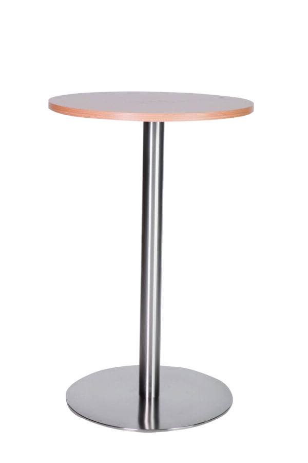 Daniella Round Brushed Table Base Round Laminate Top