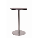 Daniella Round Brushed Table Base Round Laminate Top