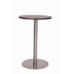 Daniella Round Brushed Table Base Round Laminate Top