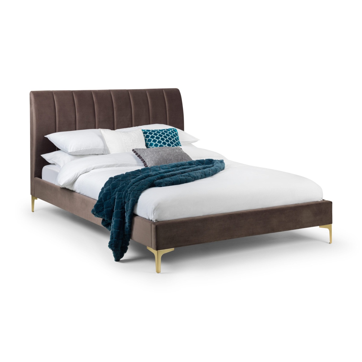 OpaLisscalloped Velvet Bed