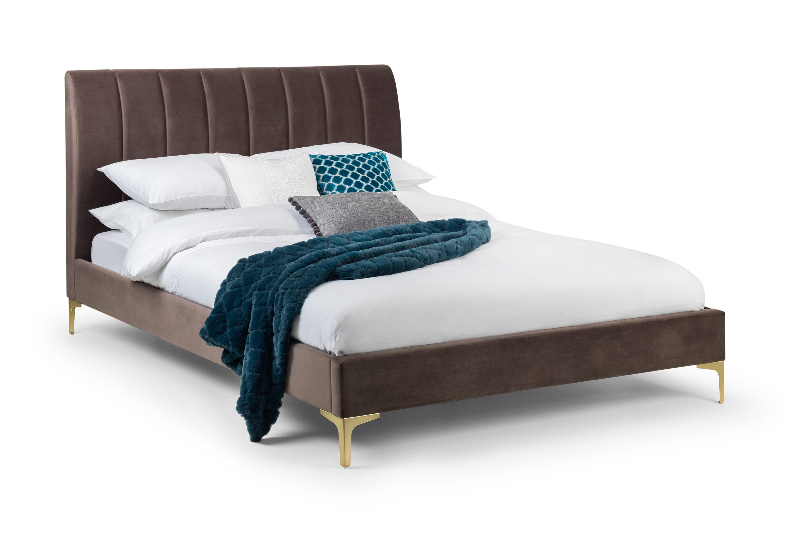 OpaLisscalloped Velvet Bed