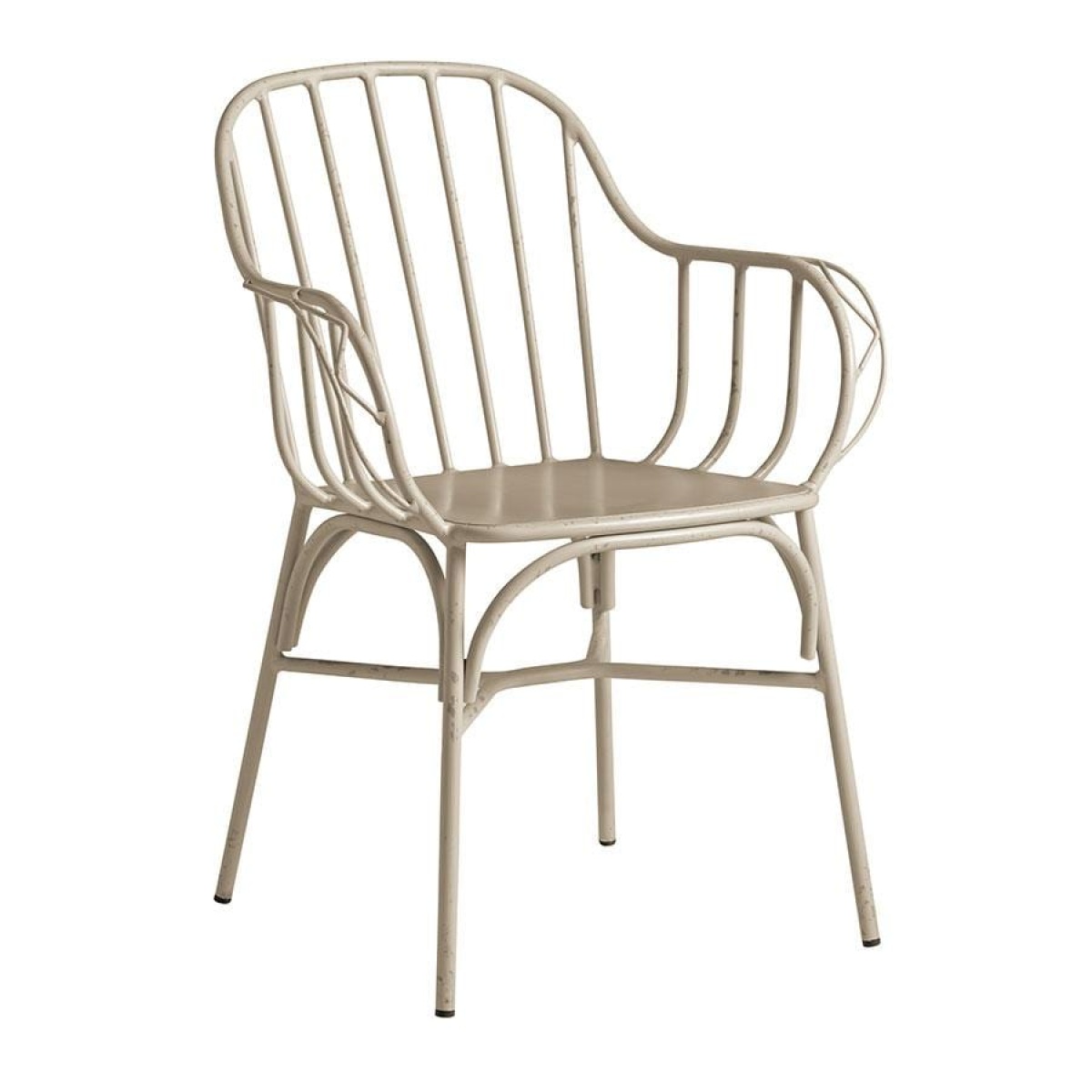 Dover Armchair - Alu Frame White