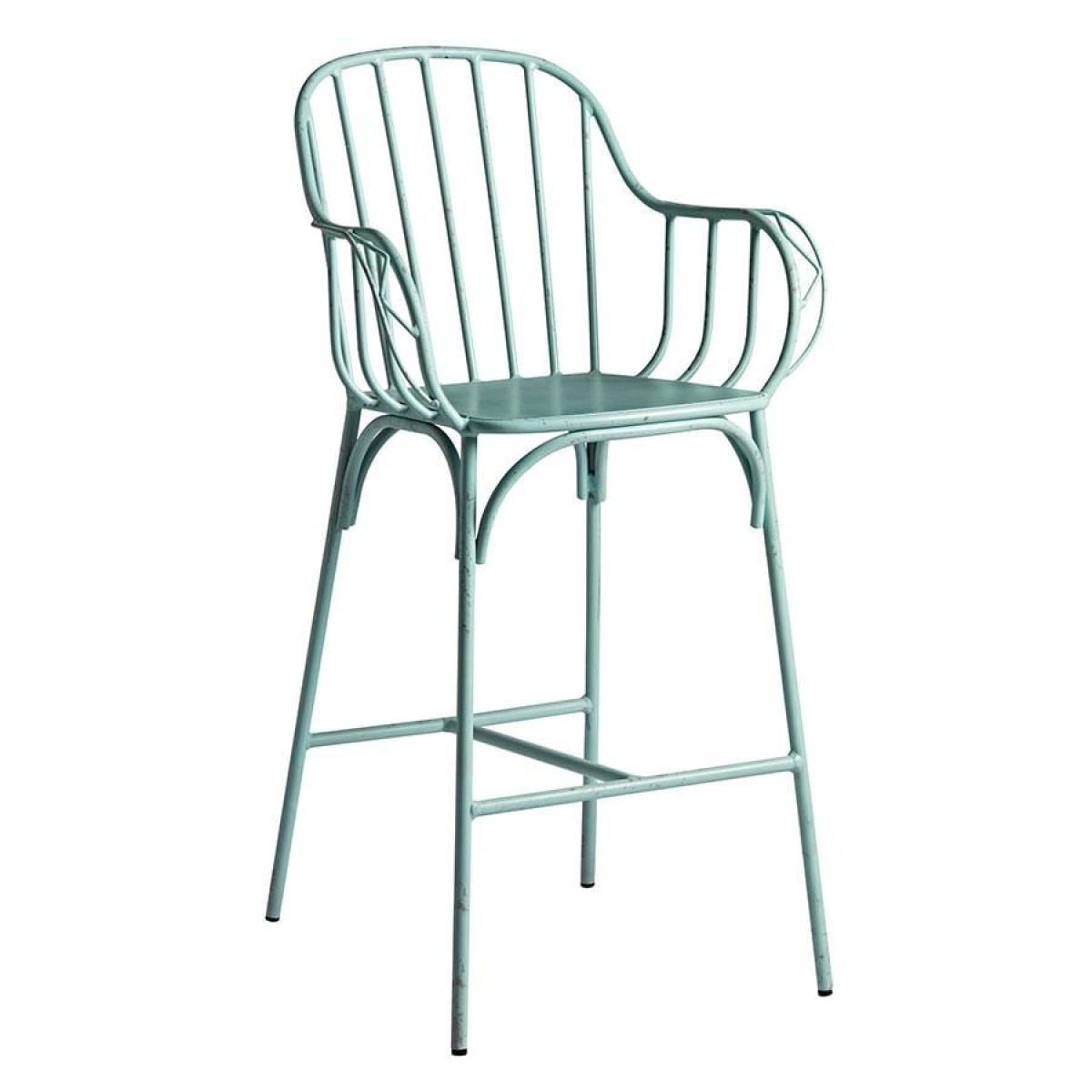 Dover Bar Stool - Alu Frame Blue